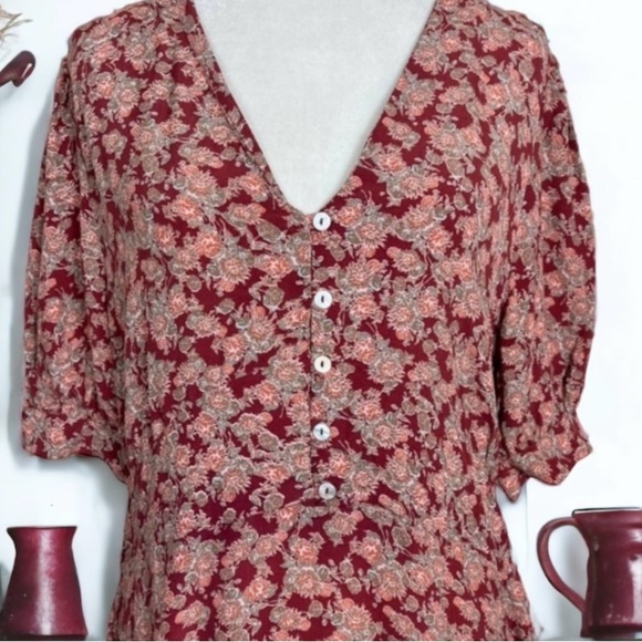 Free People Provence Floral Mini Dress - Picture 11 of 16